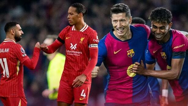 İngiltere'de Liverpool, İspanya'da Barcelona fırtınası sürüyor