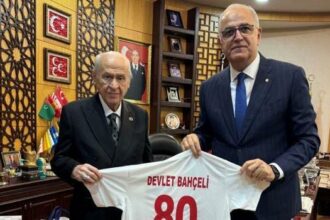 TVF Başkanı Üstündağ, MHP Genel Başkanı Devlet Bahçeli’yi ziyaret etti