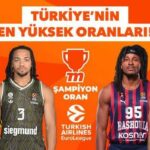 Fenerbahçe Beko ve Anadolu Efes EuroLeague sahnesinde! Maçlardan tüm detaylar ve en yüksek oranlar...