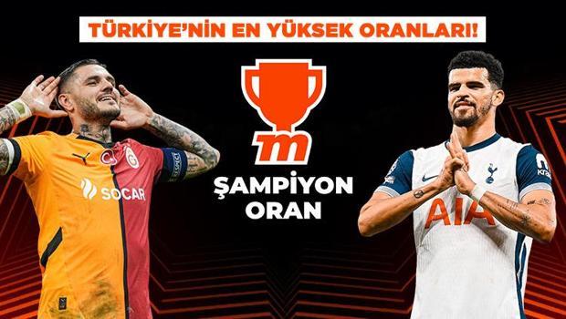 UEFA Avrupa Ligi'nde Galatasaray'ın rakibi Tottenham! Dev maç Türkiye'nin en yüksek oranlarıyla Misli'de...