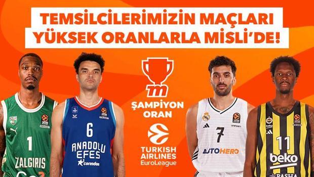 Anadolu Efes ve Fenerbahçe Beko sahada, maçlar canlı yayınla Misli'de!