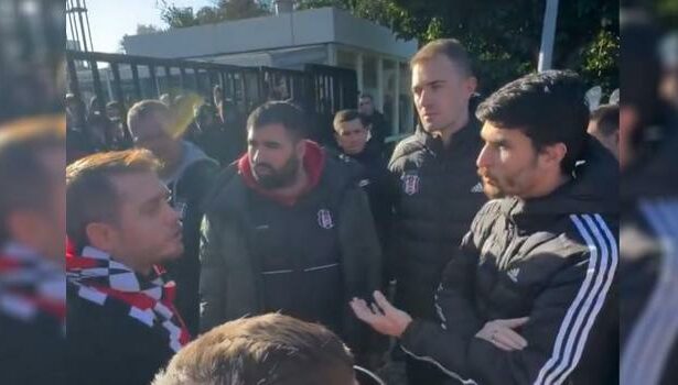 Beşiktaşlı taraftarlardan futbolculara: 150 bin kişi geliriz, bu kapıları kırarız