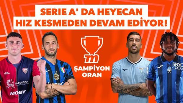 İtalya Serie A'da heyecan hız kesmeden devam ediyor! Cagliari - Inter ve Lazio - Atalanta karşılaşmaları Şampiyon Oranlar ile Misli'de