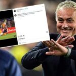 Jose Mourinho'dan olay Galatasaray - Başakşehir maçı paylaşımı: Sevgili Crespo, umarım tekmeliklerin karbondandır!