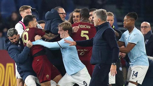 Roma olaylı derbide Lazio'yu devirdi