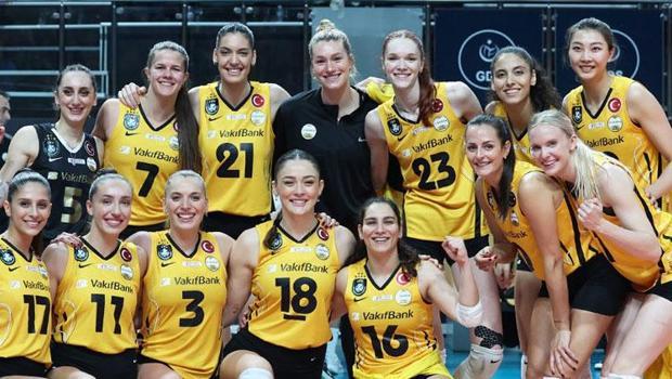 VakıfBank, Galatasaray'a set vermedi