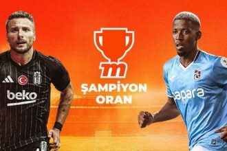 Dev Beşiktaş-Trabzonspor maçının heyecanı Şampiyon Oran farkıyla Misli’de