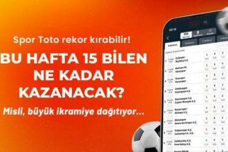Spor Toto rekor kırabilir! Bu hafta 15 bilen ne kadar kazanacak? Misli, büyük ikramiye dağıtıyor…