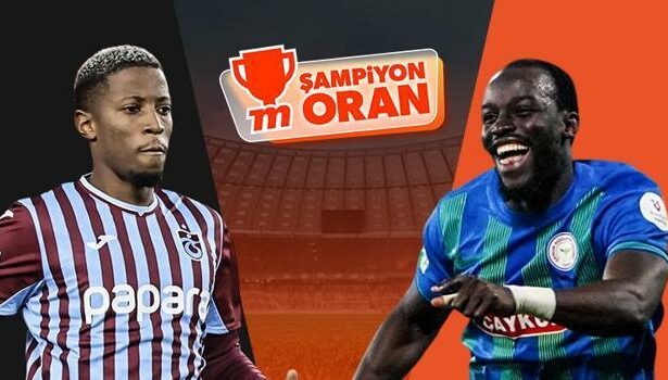Trabzonspor kupada Çaykur Rizespor'u konuk ediyor! Maçın heyecanı Şampiyon Oranlar ile Misli’de!