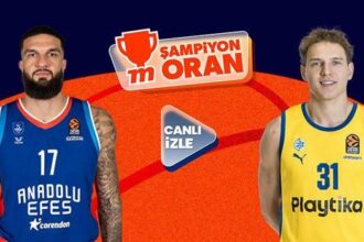 Anadolu Efes’in Maccabi’yi Letonya’da ağırlayacağı maçın heyecanı canlı yayın ve Şampiyon Oranlar ile Misli'de!