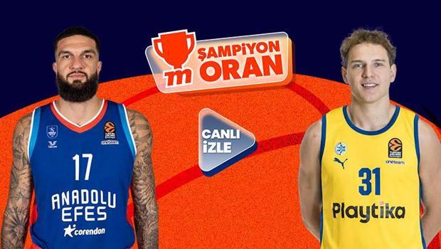 Anadolu Efes’in Maccabi’yi Letonya’da ağırlayacağı maçın heyecanı canlı yayın ve Şampiyon Oranlar ile Misli'de!