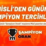Fenerbahçe deplasmanda Kayserispor evinde kazanır, Antalya derbisinde karşılıklı goller atılır! İşte Misli’den Günün Şampiyon Tercihleri…