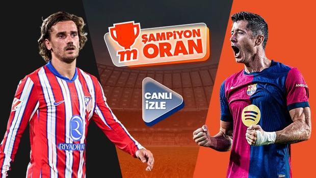 Atletico Madrid'in Kral Kupası'nda Barcelona'yı ağırlayacağı maçın heyecanı canlı yayın ve Şampiyon Oranlar ile Misli'de!