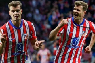 Atletico Madrid kazandı, Sörloth La Liga tarihine geçti! 4 dakikada hat trick
