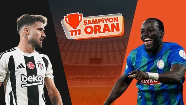 Beşiktaş, Süper Lig'de Rizespor'u konuk edecek! Kritik maçın heyecanı Şampiyon Oranlar ile Misli'de
