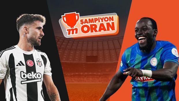 Beşiktaş, Süper Lig'de Rizespor'u konuk edecek! Kritik maçın heyecanı Şampiyon Oranlar ile Misli'de