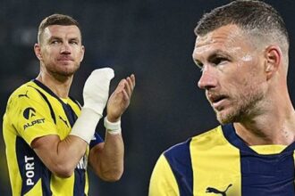 Edin Dzeko, Fenerbahçe'ye veda etti!