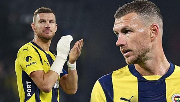 Edin Dzeko, Fenerbahçe'ye veda etti!