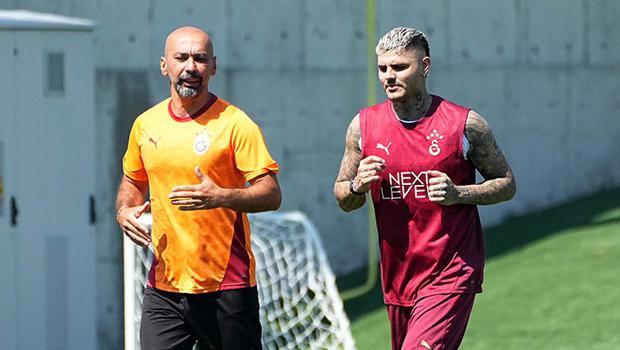 Galatasaray'da Icardi sahaya indi!