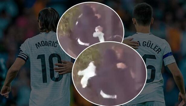 Luka Modric, 10 numaralı formasını Arda Güler'e verdi! İşte o anlar