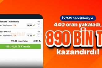 Misli’de haftanın kuponu… İY/MS tercihleriyle 440 oran yakaladı, 890 bin TL kazandırdı!