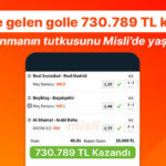 90+1’de gelen golle 730.789 TL kazandı! Kazanmanın tutkusunu Misli’de yaşadı…