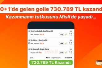 90+1’de gelen golle 730.789 TL kazandı! Kazanmanın tutkusunu Misli’de yaşadı…