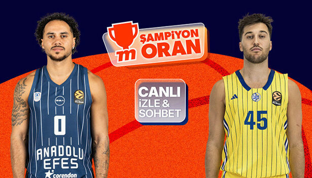 Anadolu Efes, EuroLeague’de sezona Maccabi Tel Aviv karşısında başlıyor! Mücadelenin heyecanı canlı yayın, canlı sohbet ve Şampiyon Oranlar ile Misli'de