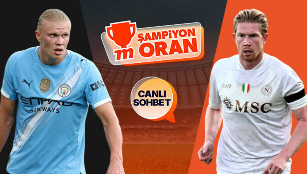 Şampiyonlar Ligi’nde dev karşılaşma! Manchester City - Napoli maçının heyecanı canlı sohbet ve Şampiyon Oranlar ile Misli'de