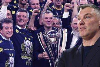 Sarunas Jasikevicius durmuyor! 2025 yılında 4. kupa zaferi