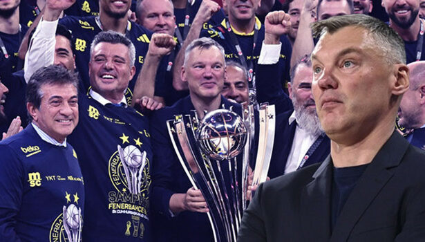 Sarunas Jasikevicius durmuyor! 2025 yılında 4. kupa zaferi