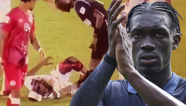 Bissouma acılar içinde yerde kaldı! İşte 20 saniyede sakatlandığı anlar