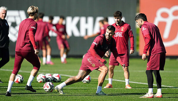 Galatasaray, Trabzonspor maçının hazırlıklarını sürdürdü