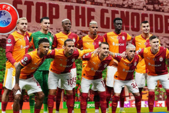 Galatasaray, UEFA’dan ceza alabilir! İngiliz basınından Gazze pankartı için iddia