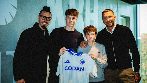 Marek Hamsik'in oğlu Chrstian Hamsik Kopenhag'a imza attı