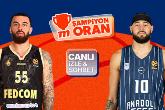 Anadolu Efes, EuroLeague'de Monaco deplasmanında! Maçın heyecanı canlı yayın, canlı sohbet ve Şampiyon Oranlar ile Misli'de