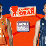 Anadolu Efes, EuroLeague'de Valencia Basket karşısında! Maçın heyecanı canlı yayın, canlı sohbet ve Şampiyon Oranlar ile Misli'de