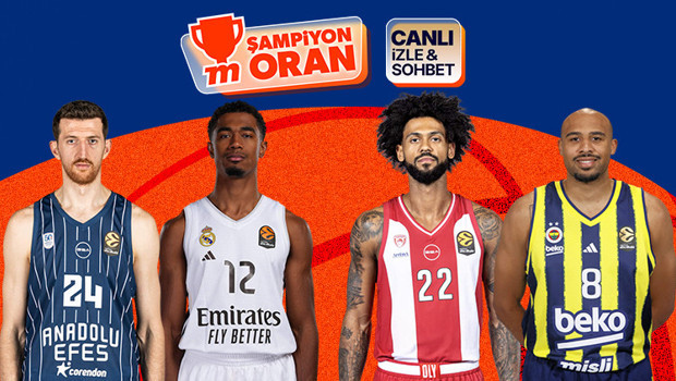 Fenerbahçe ve Anadolu Efes, EuroLeague sahnesinde! Maçların heyecanı canlı yayın, canlı sohbet ve Şampiyon Oranlar ile Misli'de