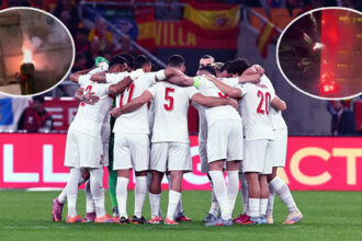 Kosova maçı öncesi A Milli Takım'ın kaldığı otele havai fişekli saldırı!