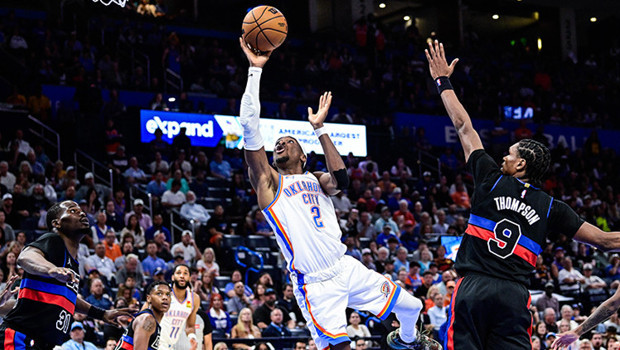 Thunder, sahasında Pistons'ı uzatmada yendi