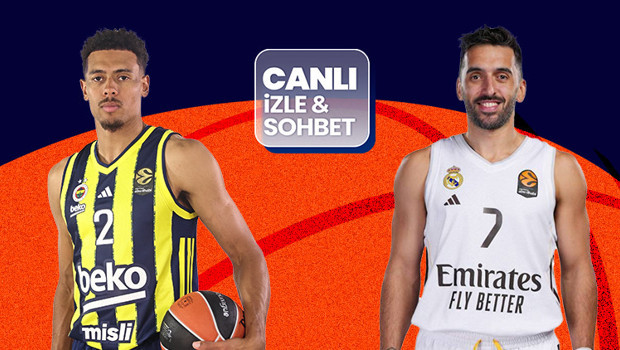 Fenerbahçe, EuroLeague'de Real Madrid'i ağırlıyor! Maçın heyecanı canlı yayın ve canlı sohbet ile Misli'de